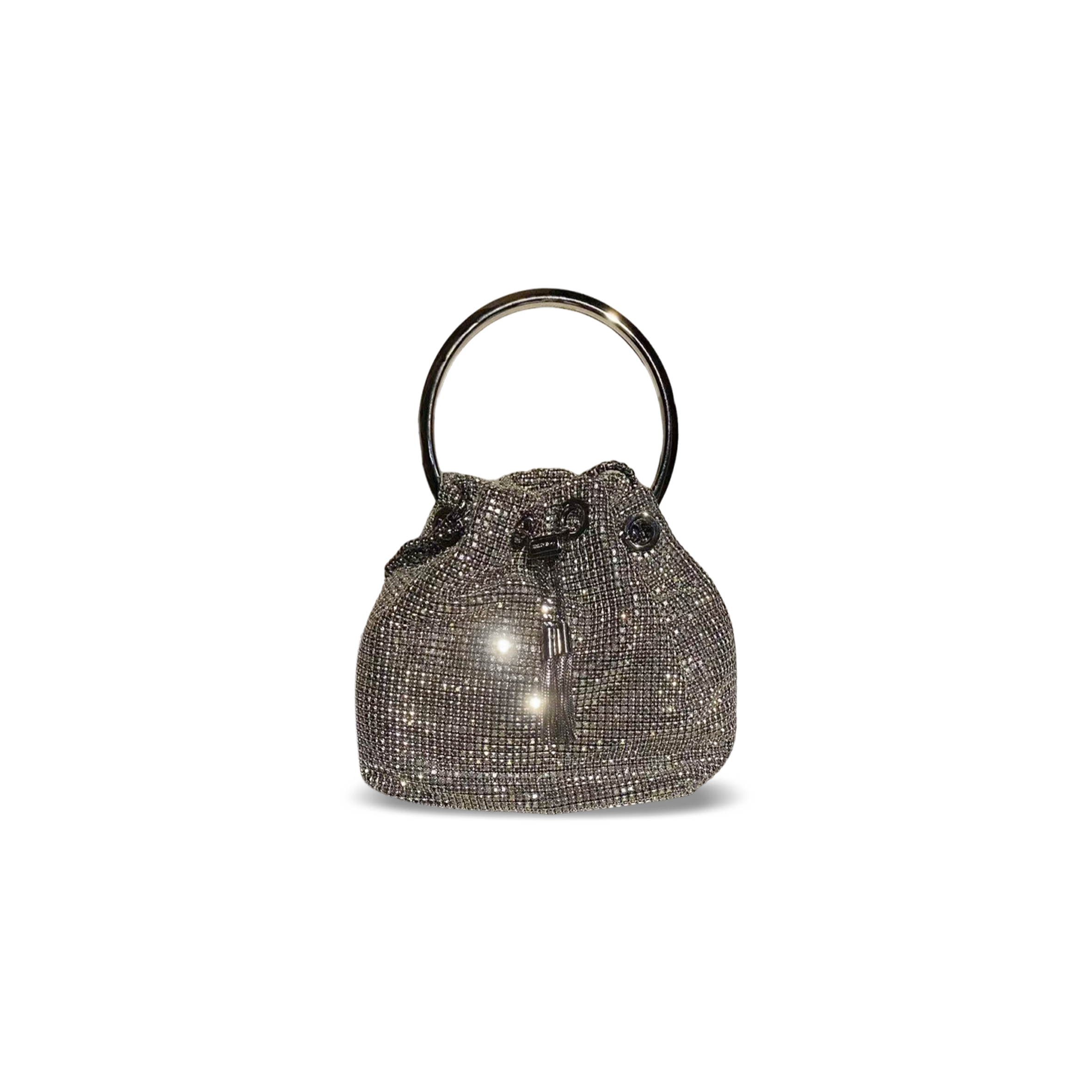 JIMMY CHOO BON BON CRYSTAL HANDBAG (15*14*9.5cm)